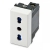 PRESA DOMOTER  P11 P17 1 MODULO - PALAZZOLI 630050 product photo Photo 01 2XS