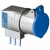 ADATTATORE DI SISTEMA CON SPINA CIVILE S17 E PRESA INDUSTRIALE 16A  IP20 - PALAZZOLI 740101 product photo Photo 01 2XS
