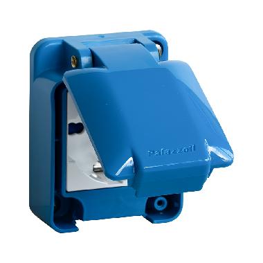 TAIS-PRESA INCAS.2P+T 10/16A UNIV.TERMOIND.IP44 - PALAZZOLI 431252 - PALAZZOLI 431252 product photo Photo 01 3XL