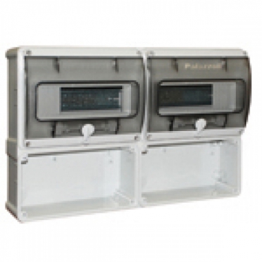 QUADRO 2 PRESE ORIZZONTALI 18 M IP55 - PALAZZOLI 579602 product photo Photo 01 3XL