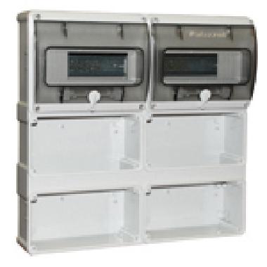 QUADRO 4 PRESA ORIZZ+2 CENTR. 9MD IP65 - PALAZZOLI 579640 - PALAZZOLI 579640 product photo Photo 01 3XL