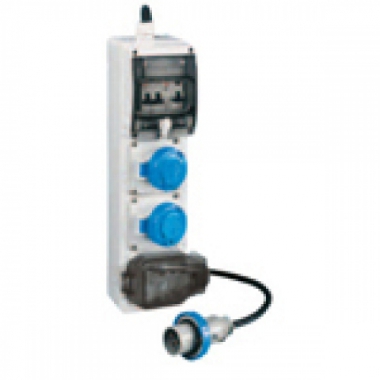 QUADRO PER CANTIERE TIPO TOPTER  16A  3 PRESE - PALAZZOLI 670033 product photo Photo 01 3XL