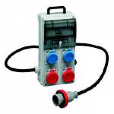 QUADRO PER CANTIERE 4 PRESE - PALAZZOLI 670042 product photo Photo 01 3XL