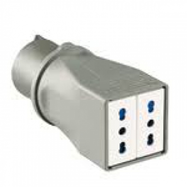 ADATTATORE CEE CON SPINA INDUSTRIALE - PALAZZOLI 740002 product photo Photo 01 3XL