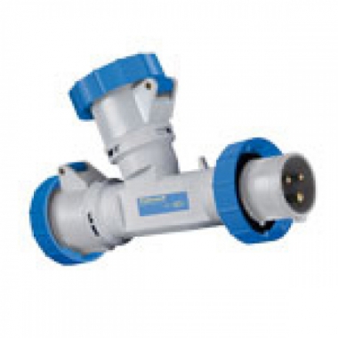 MOLTIPLICATORE MOBILE A 2 USCITE 2P+T 16A 220V 6H IP67 - PALAZZOLI 752126 product photo Photo 01 3XL