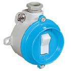 RONDO INTERR.PARETE 1P 16A IN CONT.IP55 ALLUM - PALAZZOLI 201151 - PALAZZOLI 201151 product photo