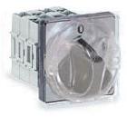 COMM.LINEA.RETROQ.MANOP.NERO 67X67MM 4P 63A IP65 - PALAZZOLI 217634 - PALAZZOLI 217634 product photo