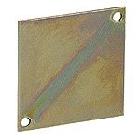 PIASTRA FONDO LAMIERA 185X92MM - PALAZZOLI 532715 - PALAZZOLI 532715 product photo