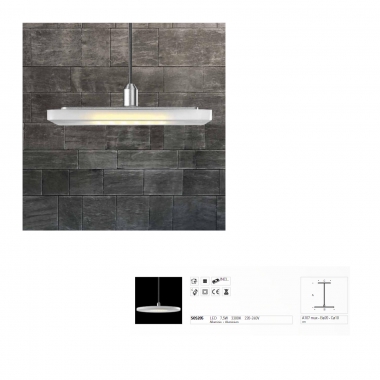 ZOE SOS.LED TONDA 38X0,2W  -VE - PAN INTERNATIONAL-ALTATENSIONE SOS205 product photo Photo 01 3XL