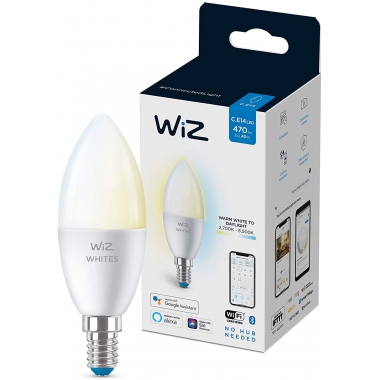 LAMPADA WIZ TW CANDELA SMERIGLIATA 40W E14 - PHILIPS CONSUMER LUMINARIES 40WCANDELATWE14 product photo Photo 02 3XL