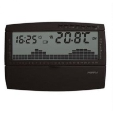 CRONOTERMOSTATO PARETE UP&DOWN COMPACT GIORNALIERO ANTRACITE - PERRY ELECTRIC 1CRCR017AG product photo