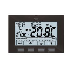 CRONOTERMOSTATO NEXT PARETE SETTIMANALE BATTERIA ANTRACITE 1CRCR028A PERRY - PERRY ELECTRIC 1CRCR028A product photo
