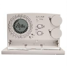 CRONOTERMOSTATO DIGITALE AMBIENTE 3V SERIE EASY BIANCO - PERRY ELECTRIC 1CRCR309/S product photo