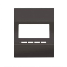 FRONTALE COMPATIBILE NOW 4 TASTI 230V NERO - PERRY ELECTRIC 1PAF003NA product photo