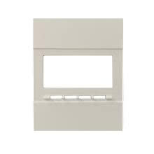 FRONT COMPAT NOW 4 TASTI 230V SABBIA - PERRY ELECTRIC 1PAF003NS - PERRY ELECTRIC 1PAF003NS product photo