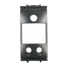 FRONTALE DI FINITURA COMPATIBILE GEWISS CHORUS NERO - PERRY ELECTRIC 1PAFRM030CN product photo