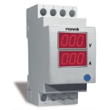 AMPEROMETRO E VOLTMETRO 2 DIN - PERRY ELECTRIC 1SDSD02AV/2 product photo