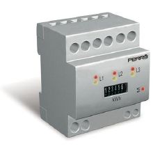 CONTATORE ENERGIA TRIFASE 63A 4DIN - PERRY ELECTRIC 1SDSD09CET/4 - PERRY ELECTRIC 1SDSD09CET/4 product photo