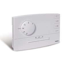 Sesam 1TP TE503B Termostato da parete elettronico, serie Zefiro con spia, Bianco, Dimensioni (LxPxH) 120 x 27.5 x 81 - PERRY ELECTRIC 1TPTE503B product photo