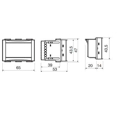 CRONOTERMOSTATO DA INCASSO SETTIMANALE  SERIE MOON TOUCH SCREEN DISPLAY RETROILLUMINATO - PERRY ELECTRIC 1CRCDS26 product photo Photo 04 3XL