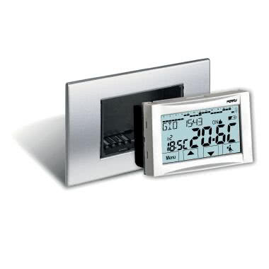 CRONOTERMOSTATO DA INCASSO SETTIMANALE  SERIE MOON TOUCH SCREEN DISPLAY RETROILLUMINATO - PERRY ELECTRIC 1CRCDS26 product photo Photo 07 3XL