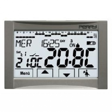 CRONOTERMOSTATO DA INCASSO SETTIMANALE  SERIE MOON TOUCH SCREEN DISPLAY RETROILLUMINATO - PERRY ELECTRIC 1CRCDS26 product photo Photo 01 3XL