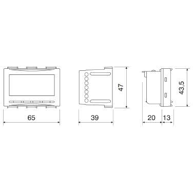 CRONOTERMOSTATO INCASSO UNIVERSALE NEXT A MENU' 3V BATTERIE - PERRY ELECTRIC 1CRCDS28 product photo Photo 03 3XL