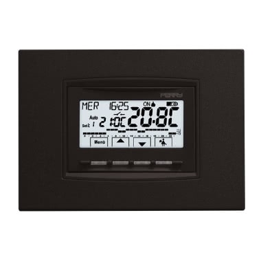 CRONOTERMOSTATO INCASSO UNIVERSALE NEXT A MENU' 3V BATTERIE - PERRY ELECTRIC 1CRCDS28 product photo Photo 02 3XL