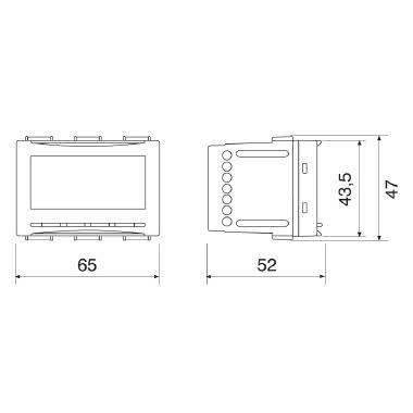 CRONOTERMOSTATO INCASSO UNIVERSALE A MENU' SERIE NEXT 230V BIANCO - PERRY ELECTRIC 1CRCDS29 product photo Photo 04 3XL