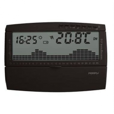 CRONOTERMOSTATO PARETE UP&DOWN COMPACT GIORNALIERO ANTRACITE - PERRY ELECTRIC 1CRCR017AG product photo Photo 01 3XL