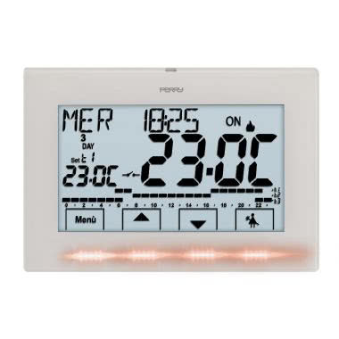 CRONOTERMOSTATO DIGITALE NEXT PARETE SETTIMANALE 230V BIANCO - PERRY ELECTRIC 1CRCR029B product photo Photo 04 3XL