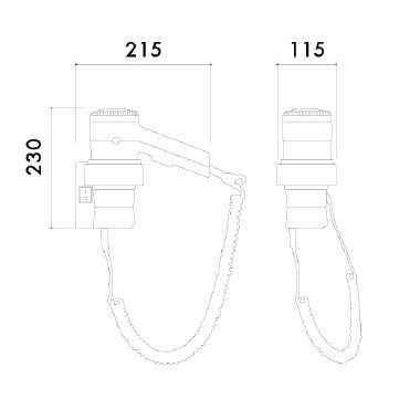 ASCIUGACAPELLI PHON PER ALBERGHI - PERRY ELECTRIC 1DCACPH13 product photo Photo 02 3XL