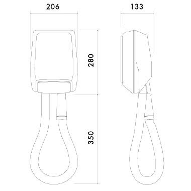 ASCIUGACAP.C/TUBO PARETE 750W - PERRY ELECTRIC 1DCACT10 product photo Photo 02 3XL