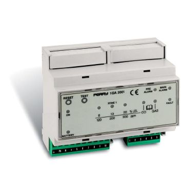 CENTRALINA GAS 1 ZONA 6 DIN - PERRY ELECTRIC 1GA2001 product photo Photo 01 3XL