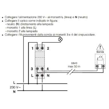 INTERRUTTORE CREPUSCOLARE MODULARE 1 DIN CON SONDA ESTERNA IP65 - PERRY ELECTRIC 1IC7053N product photo Photo 03 3XL
