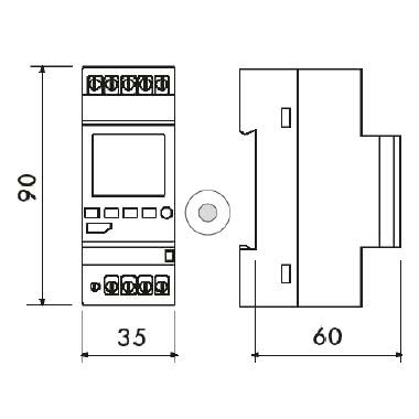 INTERRUTTORE CREP TEMP 2CH  2 DIN - PERRY ELECTRIC 1IC7254 product photo Photo 03 3XL