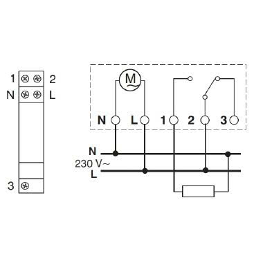 INTERR.ORAIO.SETTIM.DIGIT.1SC.1M - PERRY ELECTRIC 1IO1071 product photo Photo 02 3XL