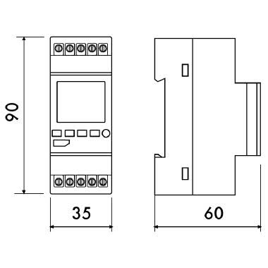 INTERRUTTORE DGT SETTIMANALE MENU - PERRY ELECTRIC 1IO3291 product photo Photo 04 3XL