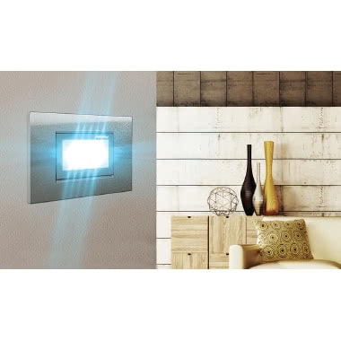 LAMPADA EMERGENZA INCASSO 3 MODULI CIVILI SE/SA AUTOTEST 20LM 2H - PERRY ELECTRIC 1LE003 product photo Photo 02 3XL