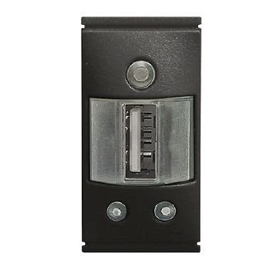 CARICABATTERIA PRESA DI ALIMENTAZIONE USB 2,4A 1 MODULO CIVILE UNIVERSALE COMPATIBILE - PERRY ELECTRIC 1MCUSB001 product photo Photo 03 3XL