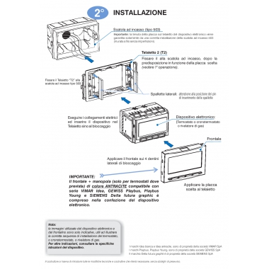 FINITURA X CRONOTERMOSTACI CDS28-29 BIANCO PANNA - PERRY ELECTRIC 1PAF001IP product photo Photo 02 3XL