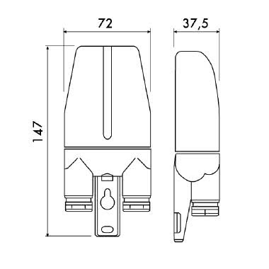 MODULO RICEVITORE SEGNALE ORARIO DEF - PERRY ELECTRIC 1PARXDCF77 product photo Photo 03 3XL