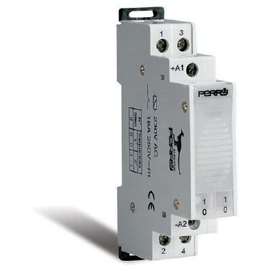 RELE' IMPULSI MODULO 1 DIN 230V - PERRY ELECTRIC 1RI04230AC/M product photo Photo 01 3XL