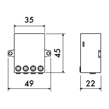 RELE' IMPULSI 230V CON PREDISPOSIZIONE - PERRY ELECTRIC 1RI06230ACPC product photo Photo 02 3XL