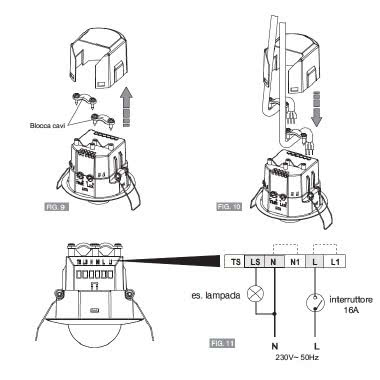 RILEVATORE DI MOVIMENTO E PRESENZA DA INCASSO IN CONTROSOFFITTO - PERRY ELECTRIC 1SPSP020 product photo Photo 03 3XL