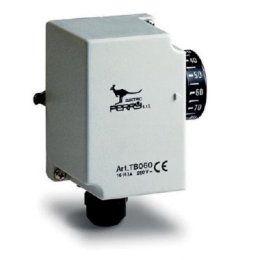 TERMOSTATO PER TUBI, BIANCO - PERRY ELECTRIC 1TCTB060 product photo Photo 01 3XL