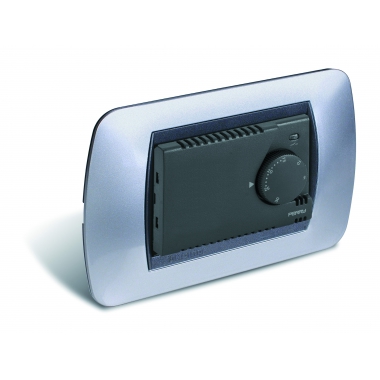 TERMOSTATO ELETTRONICO DA INCASSO UNIVERSALE 220V CON SPIA NERO - PERRY ELECTRIC 1TITE301/MC product photo Photo 02 3XL