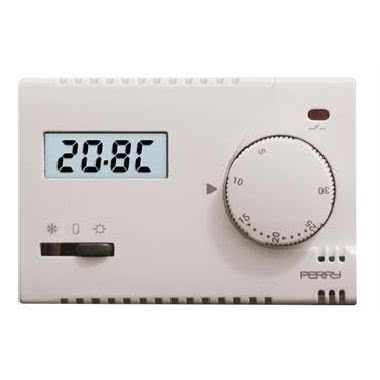 TERMOSTATO ELETTRONICO INCASSO LCD EST-OFF-INV 230V - PERRY ELECTRIC 1TITE313/MC - PERRY ELECTRIC 1TITE313/MC product photo Photo 01 3XL
