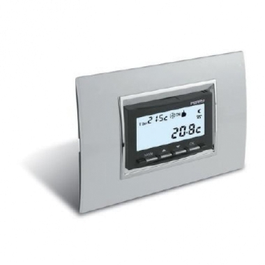 TERMOSTATO DIGITALE DA INCASSO 230V UNIVERSALE 3 MODULI A 220V - PERRY ELECTRIC 1TITE541 product photo Photo 01 3XL