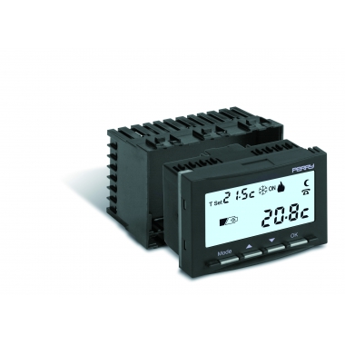 TERMOSTATO DIGITALE DA INCASSO 230V UNIVERSALE 3 MODULI A 220V - PERRY ELECTRIC 1TITE541 product photo Photo 02 3XL